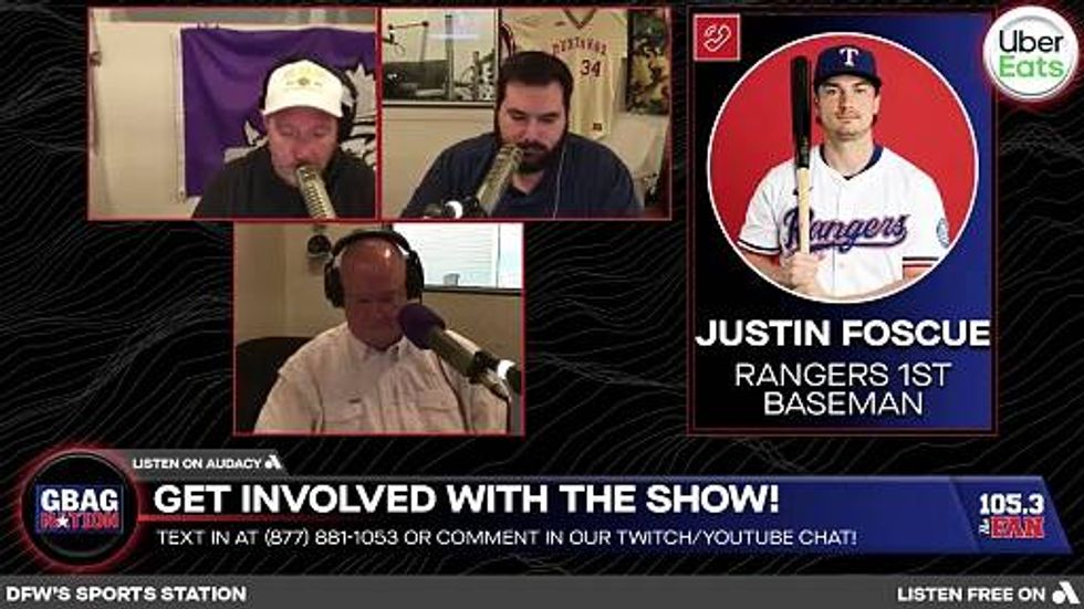 Texas Rangers Player Show: 1st Baseman Justin Foscue | GBAG Nation