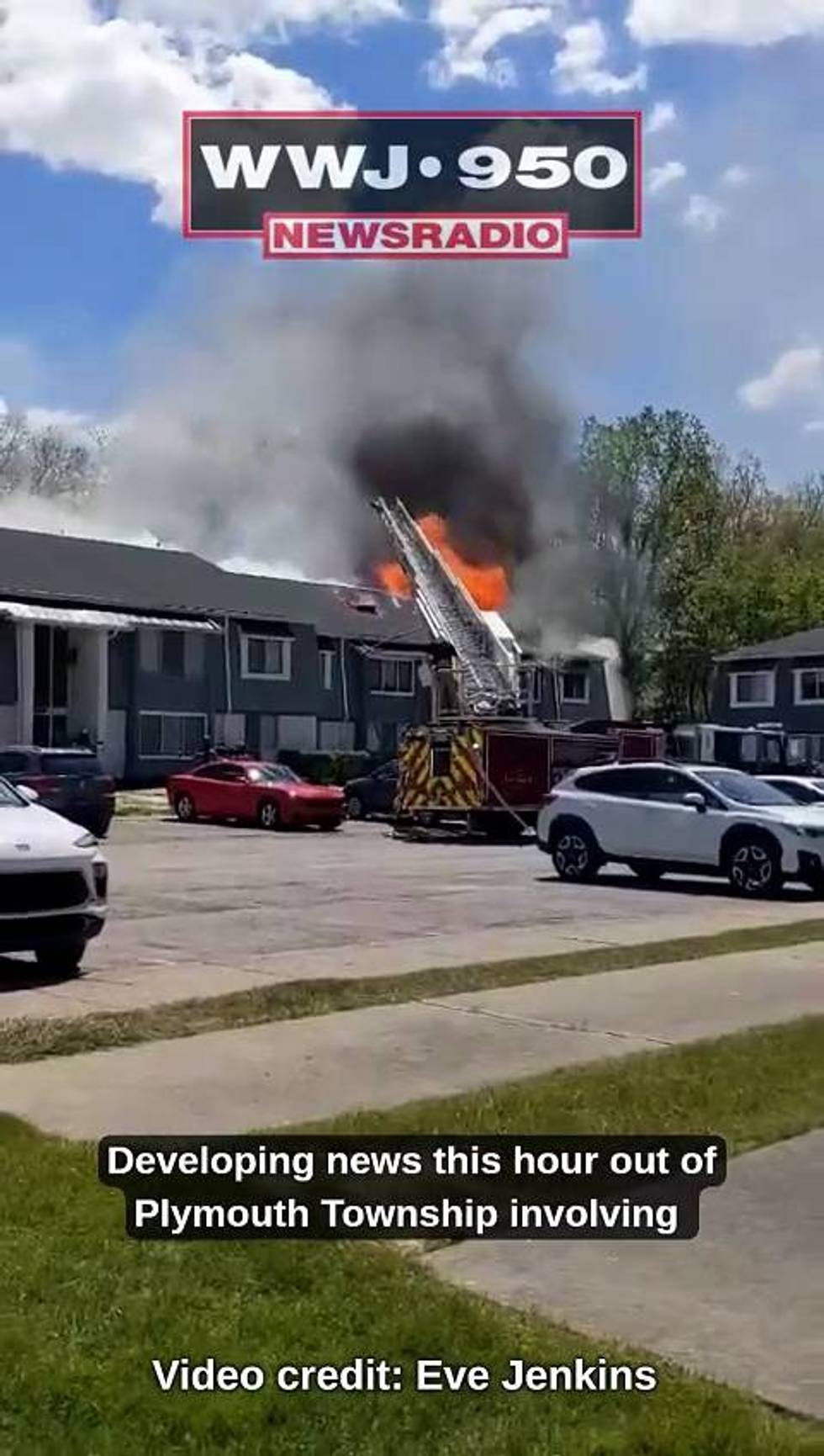 Crews battle big fire at Hines Park Place apartments
