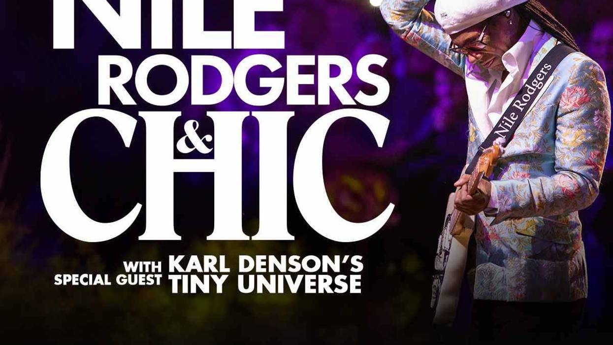Enter for a chance to win tickets to see Nile Rodgers and CHIC
