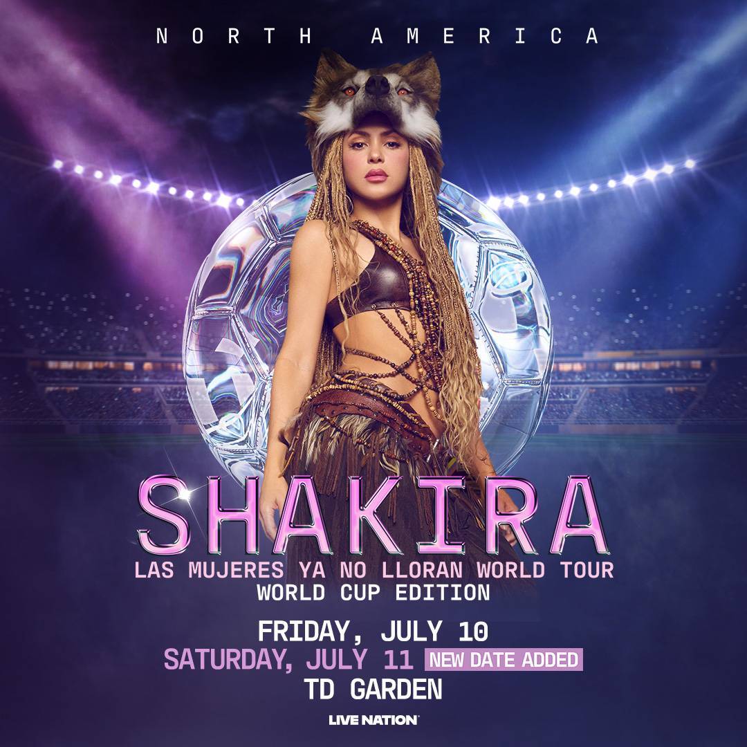 Win tickets to see Shakira in Boston!