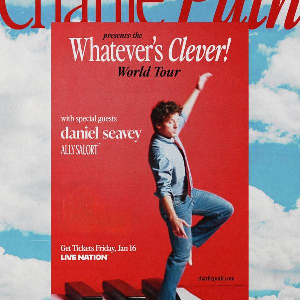 Charlie Puth Ticket Sweepstakes