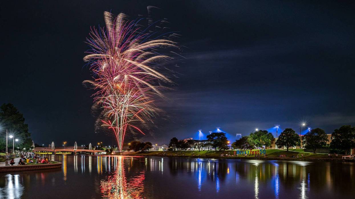 Textron Aviation Opening Night Fireworks