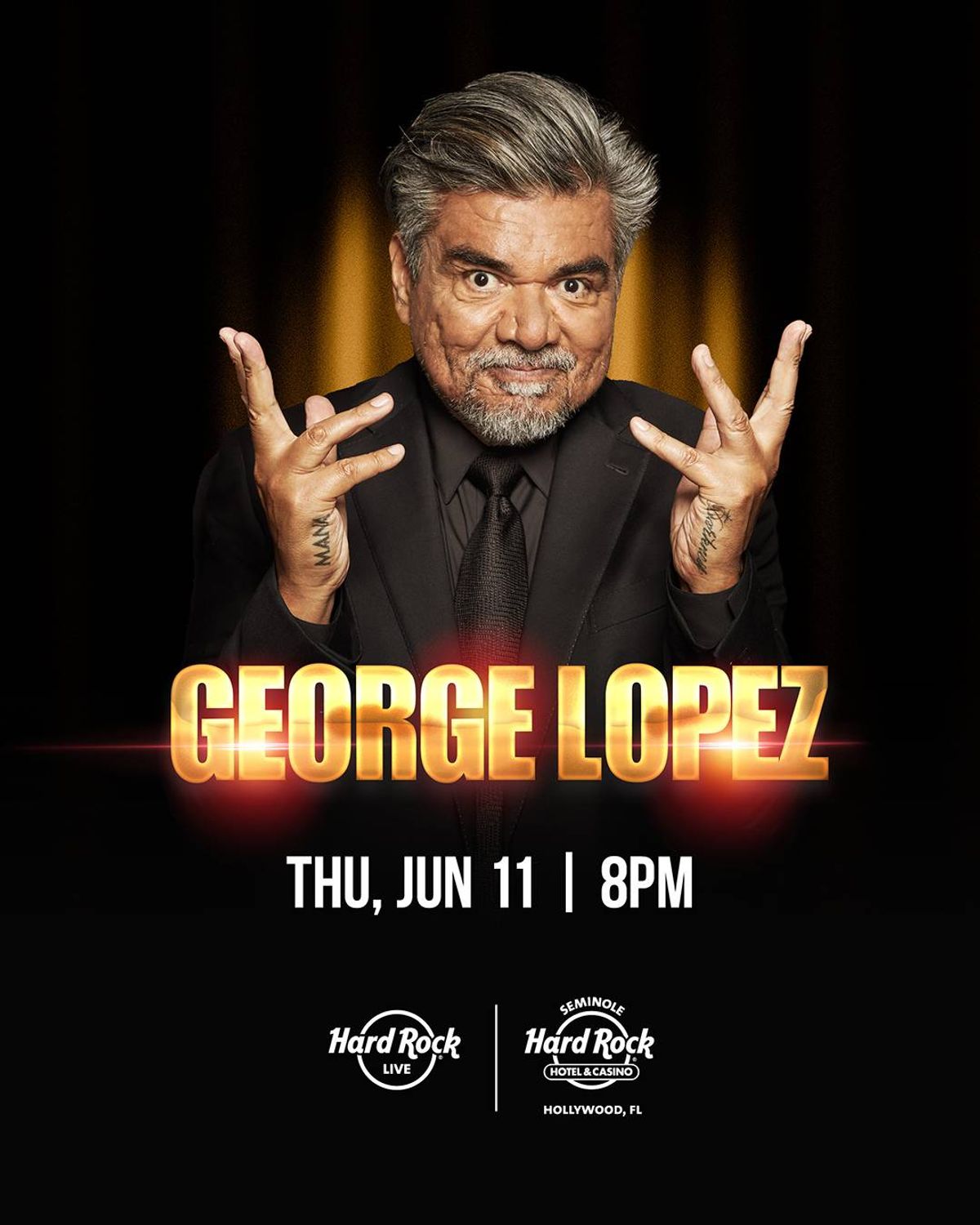 Listen to Tobin & Leroy to win tickets to George Lopez