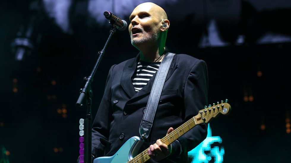 Billy Corgan of The Smashing Pumpkins with Klein.Ally.Show.