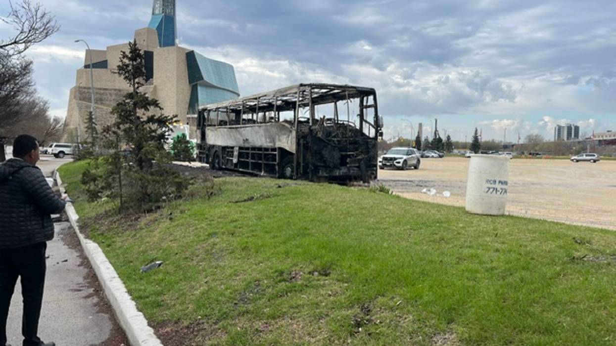 Baseball Team's Bus Set Aflame in Canada