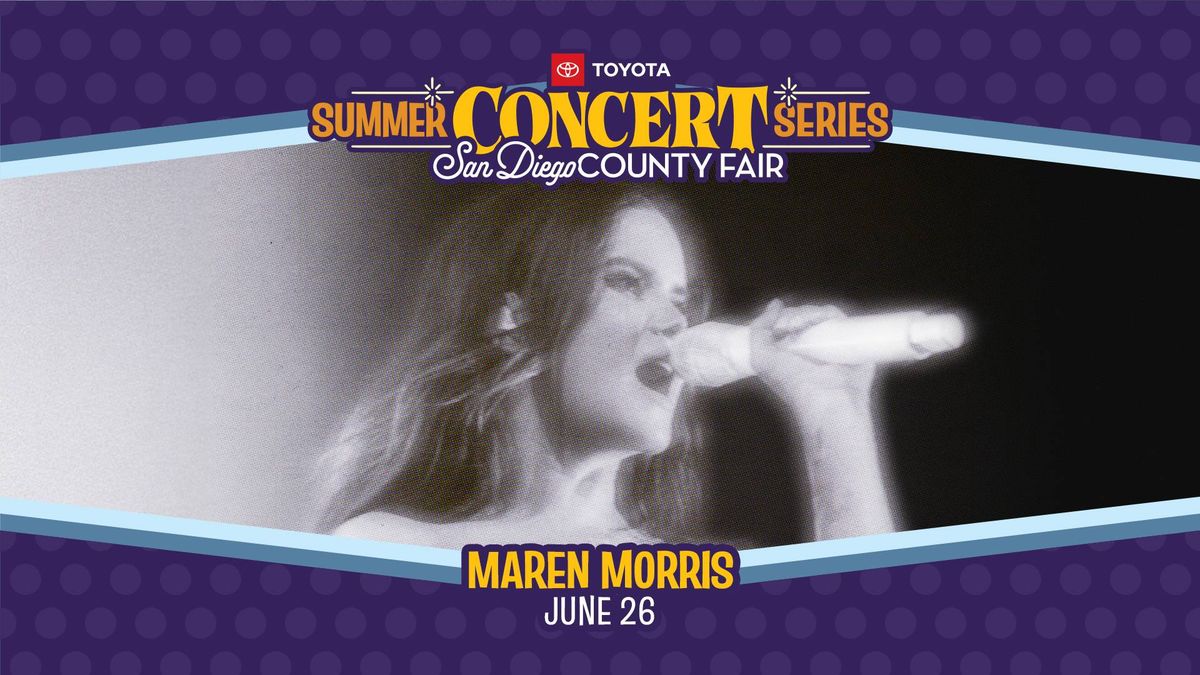 Maren Morris at the San Diego County Fair!