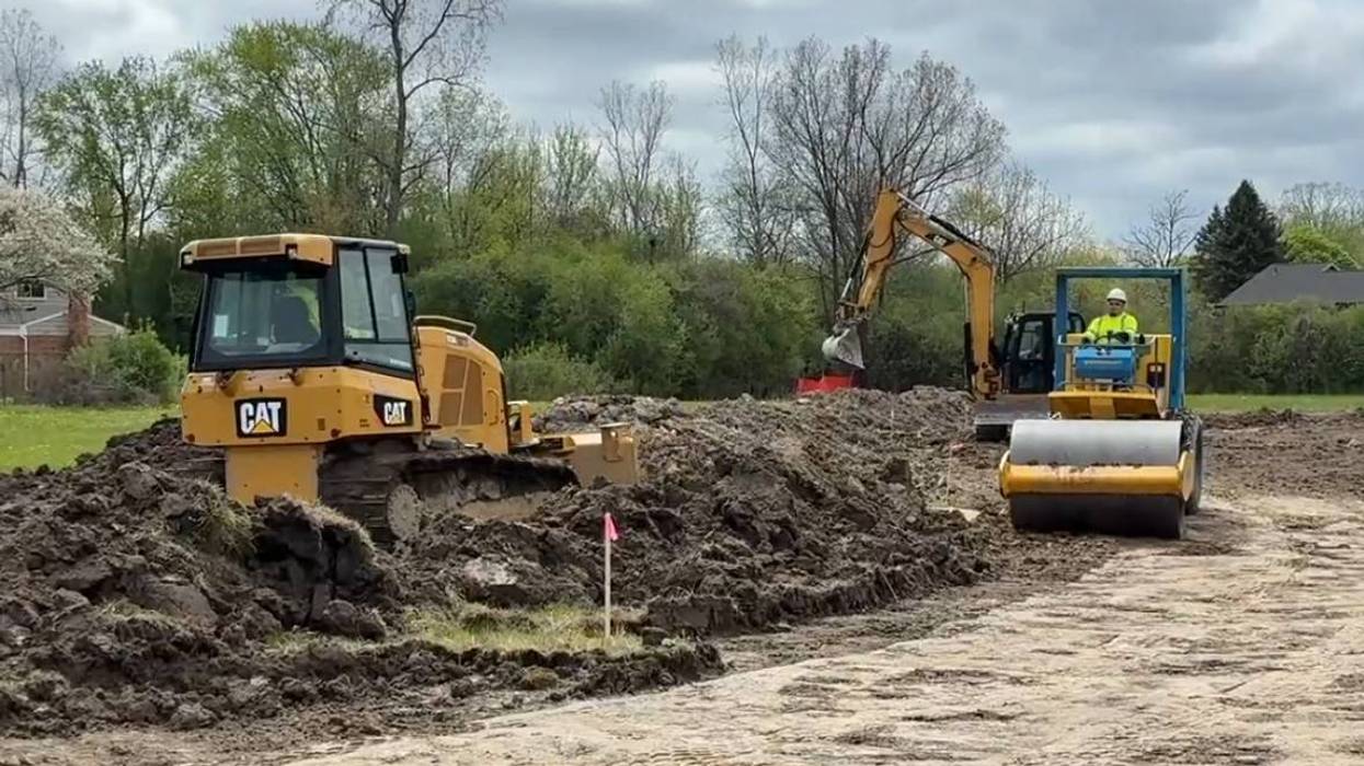 Green infrastructure project underway in Sterling Heights to filter stormwater, extend trail