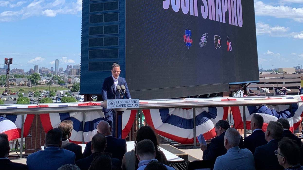 Gov. Shapiro announces $30M investment to improve traffic flow around South Philly Sports Complex