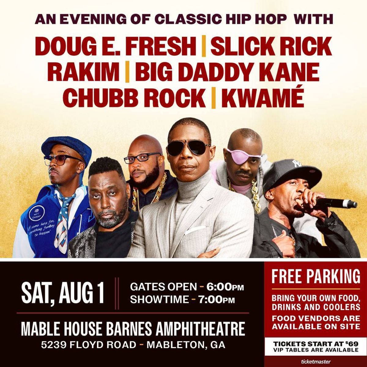 Win Tickets: An Evening of Classic Hip-Hop! Doug E Fresh & More