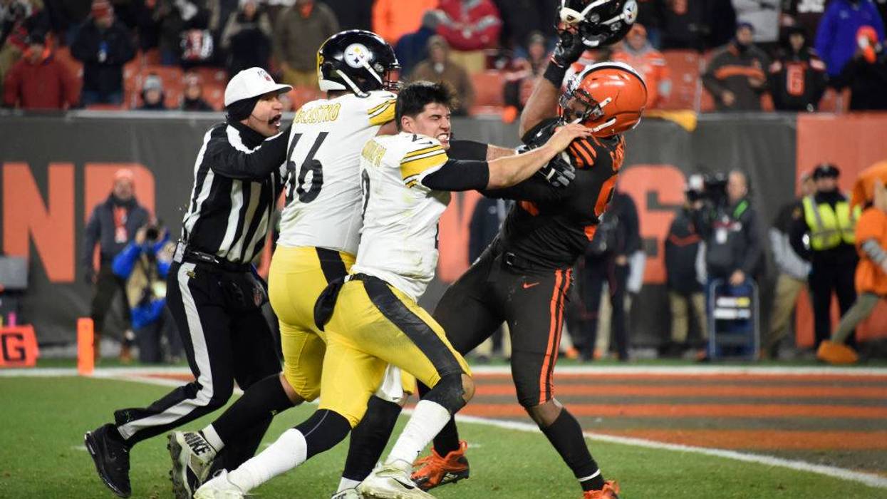 What Myles Garrett did vs. the Steelers