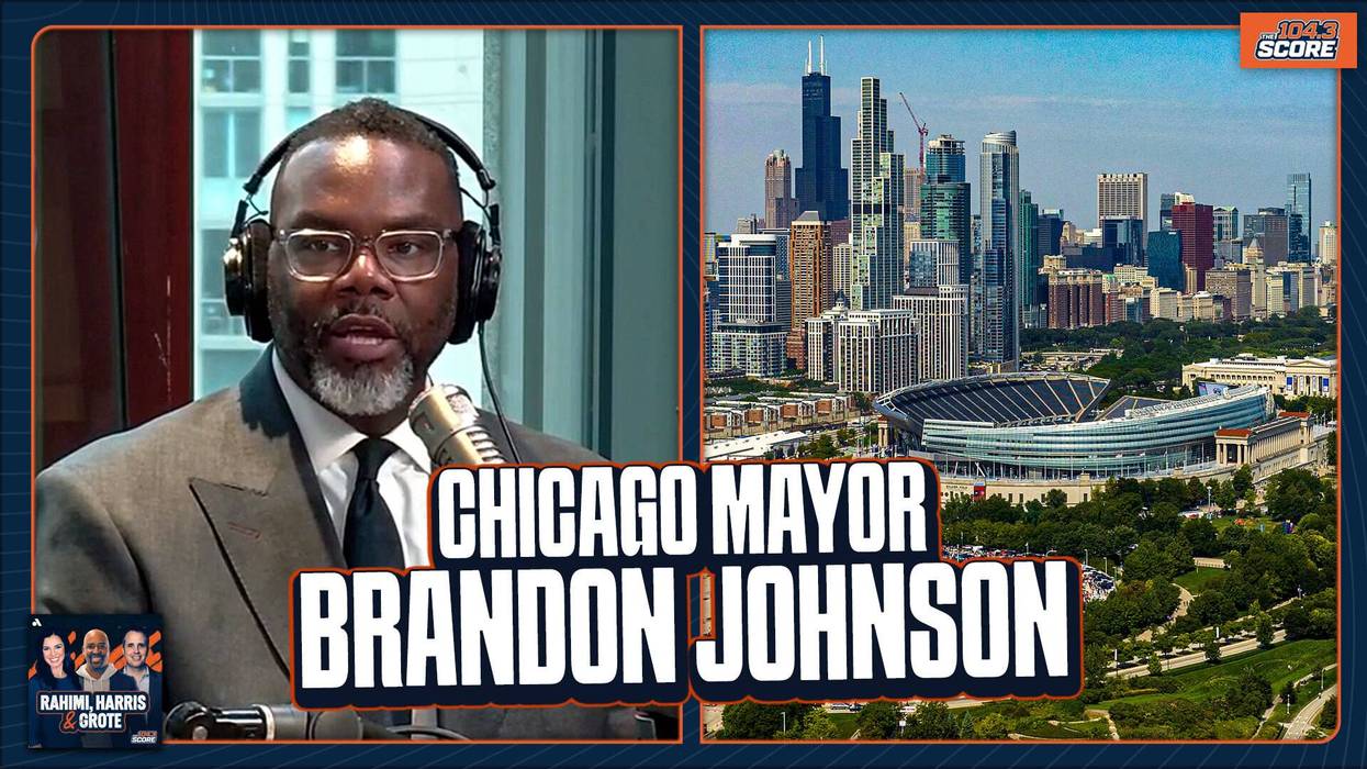 Chicago mayor Brandon Johnson makes his pitch for Bears to remain in city to build a new stadium
