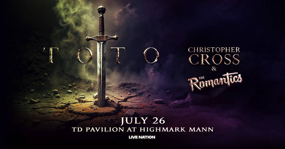 Your chance to win tickets to see TOTO with Christopher Cross and The Romantics on July 26th