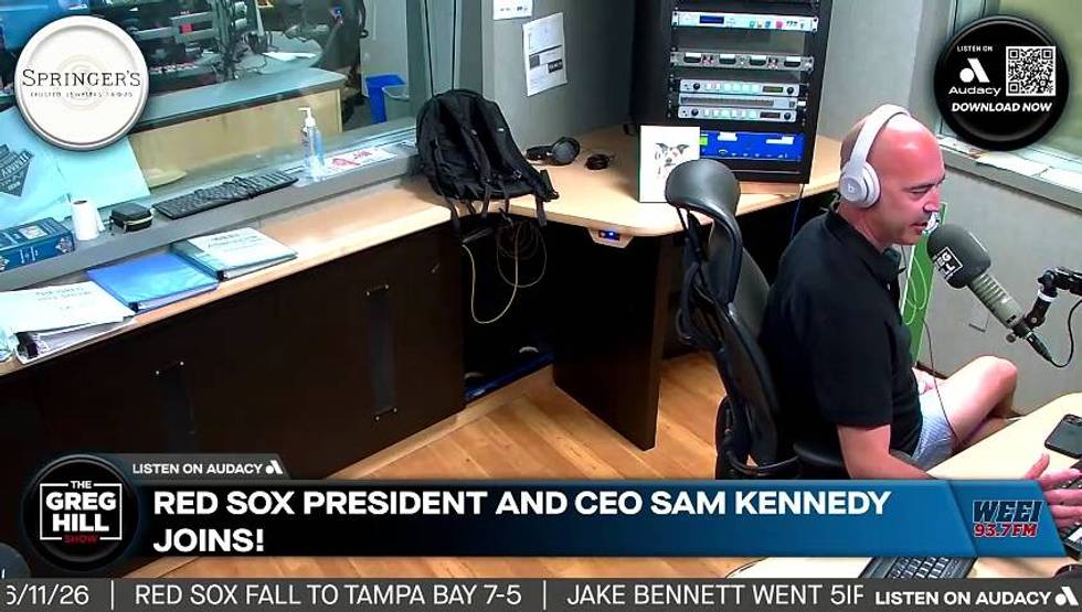 Red Sox President and CEO Sam Kennedy joins LIVE! The Greg Hill Show!