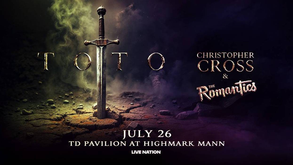 Your chance to win tickets to see TOTO with Christopher Cross and The Romantics on July 26th