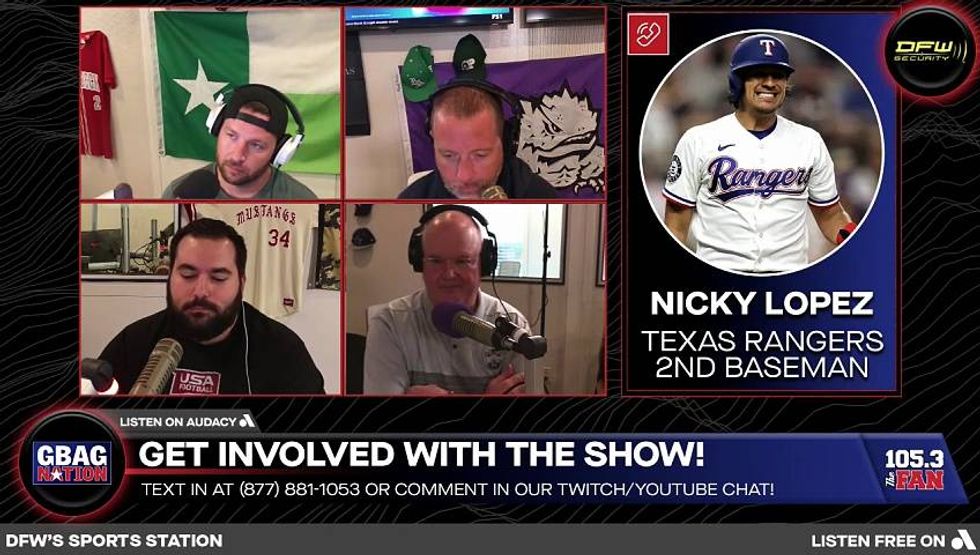 Texas Rangers Player Show: Infielder Nicky Lopez | GBAG Nation