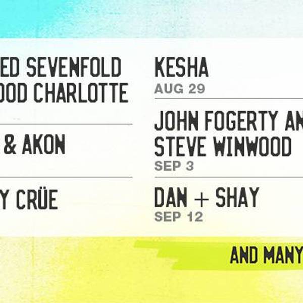 Summer of Live 4-pack Lawn ticket giveaway!