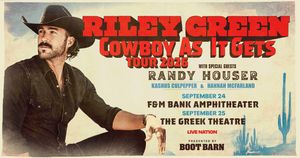 Riley Green: Cowboy As It Gets Tour 2026