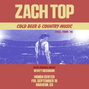 Zach Top: Cold Beer & Country Music Tour 2026