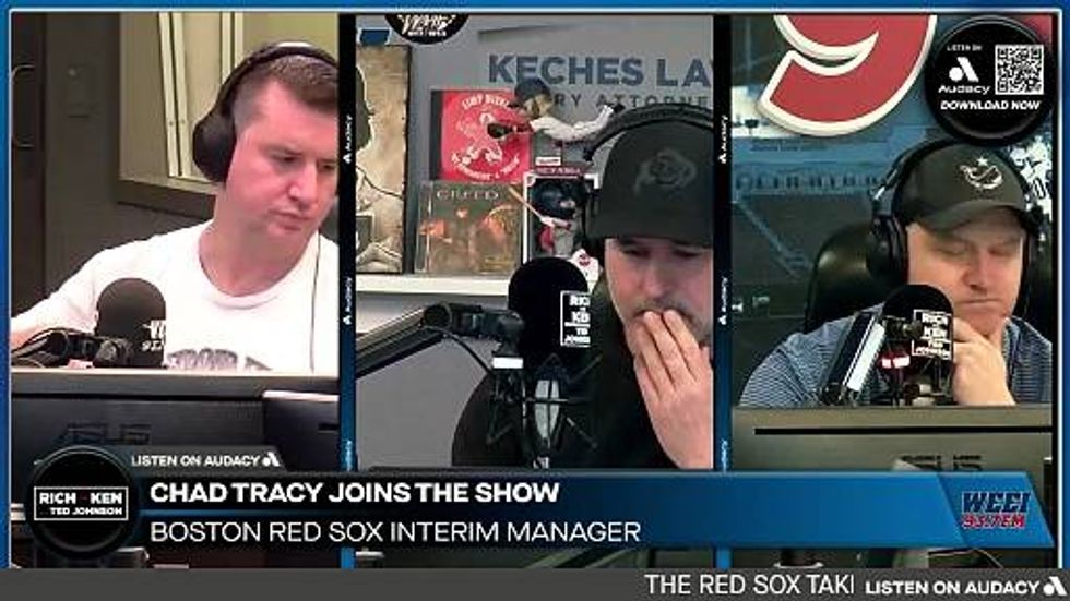 Red Sox Interim Manager Chad Tracy Joins The Show