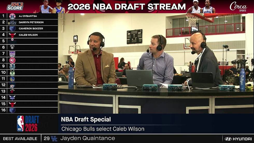 Bulls draft Caleb Wilson at No. 4 overall