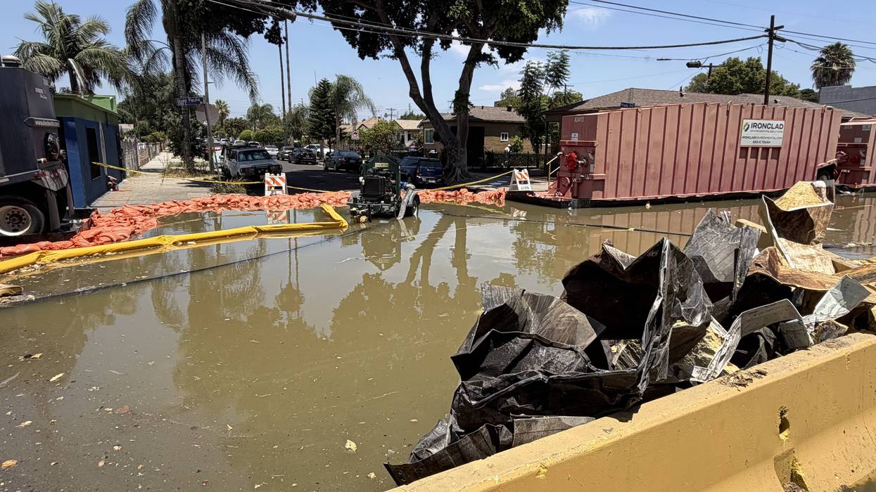 Clean up after warehouse fire in Boyle Heights brings new problems
