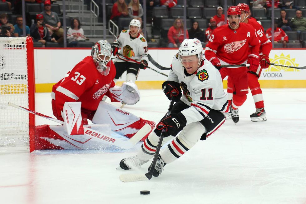 Red Wings trade Sebastian Cossa for first-round pick, take winger J.P. Hurlbert