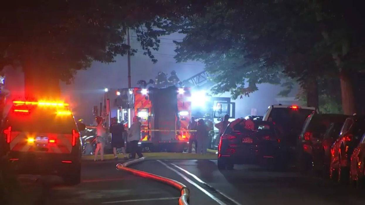 Crews battle overnight fire that damages 2 homes in Pottstown