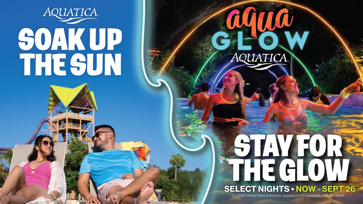 CJ & Jenn have your tickets to Aqua Glow @ Aquatica