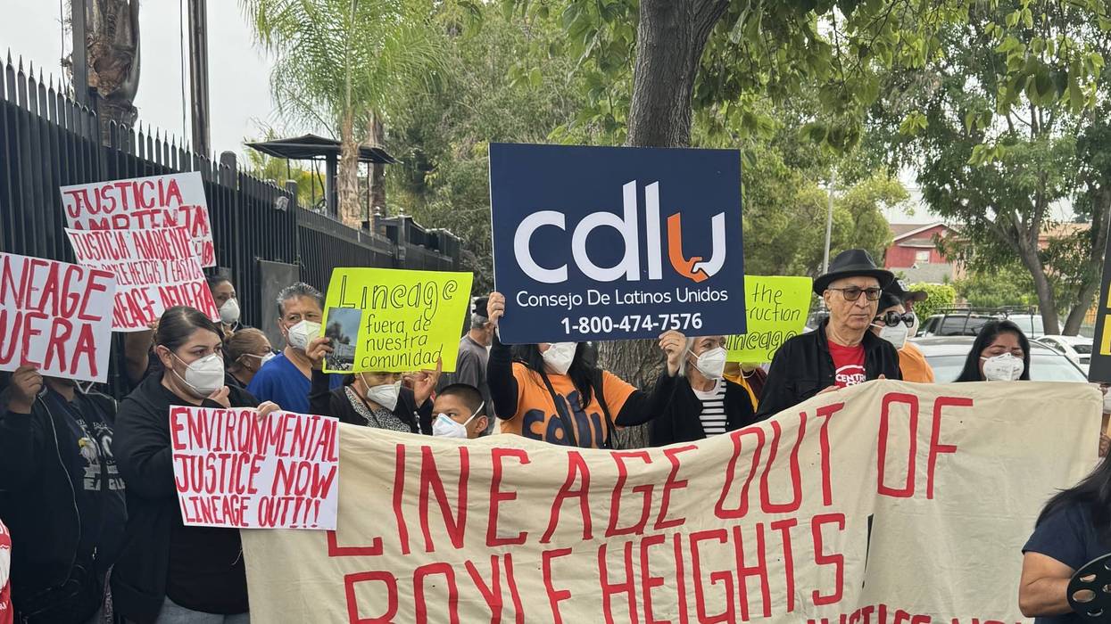 Boyle Heights community demands closure of Lineage warehouse