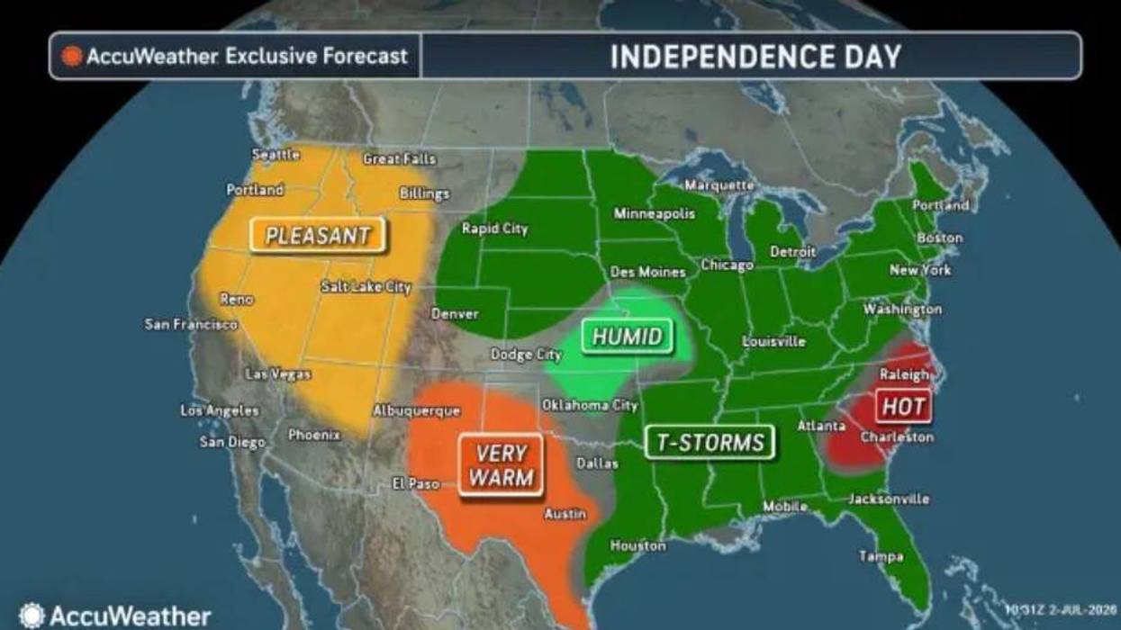 Heat and humidity stick around, with a chance of storms