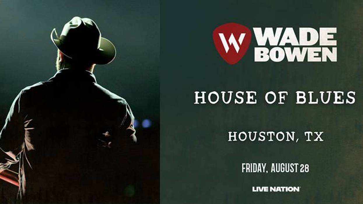 Text for your chance to win a pair of tickets to Wade Bowen