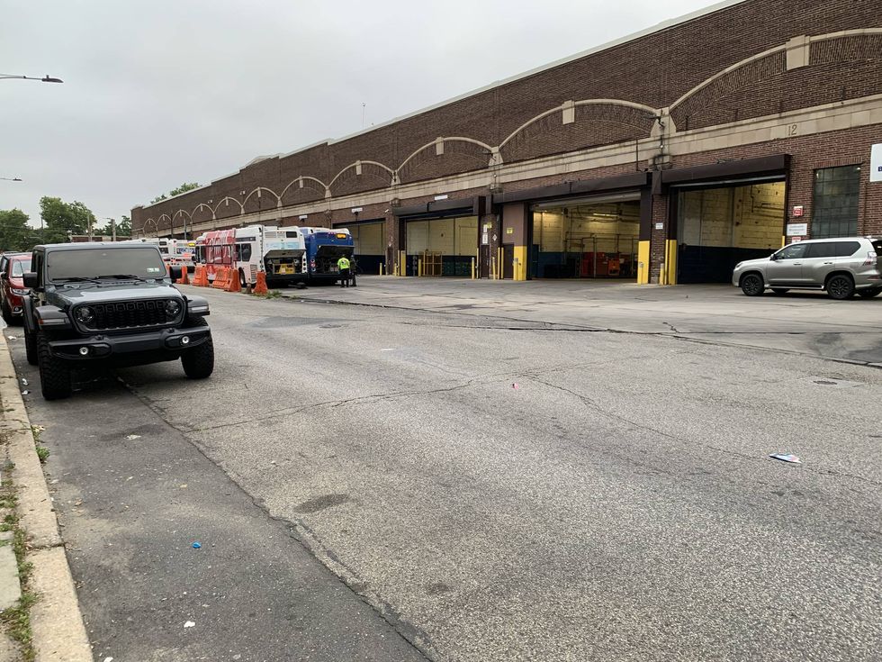 Man in Jeep shot near SEPTA bus depot in West Philly; woman arrested