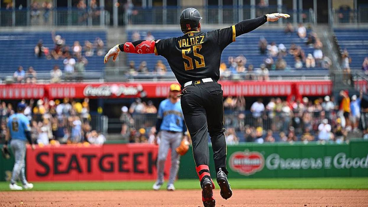 Rookie Valdez with career day as Pirates beat Brewers