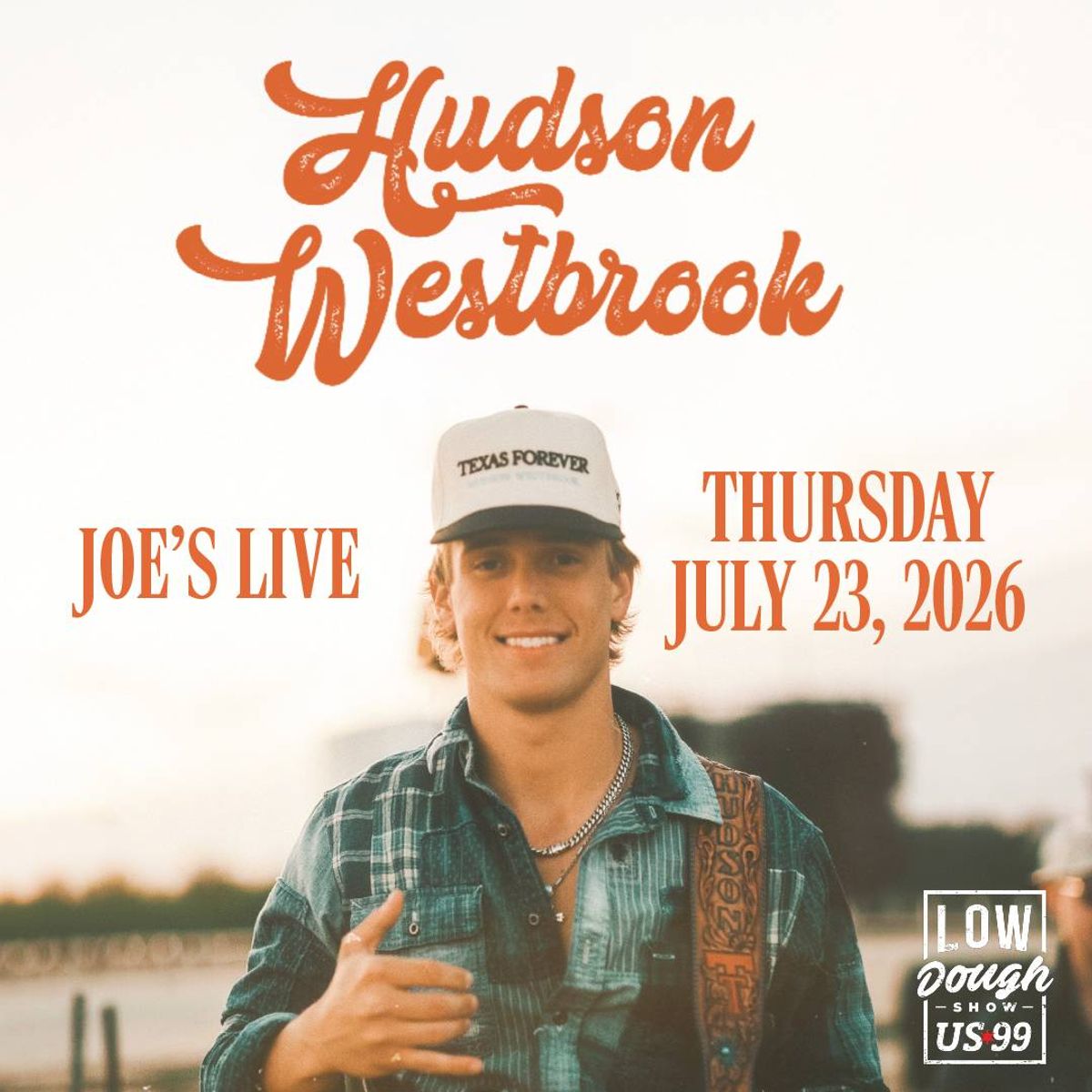 Listen for your chance to win tickets to Hudson Westbrook