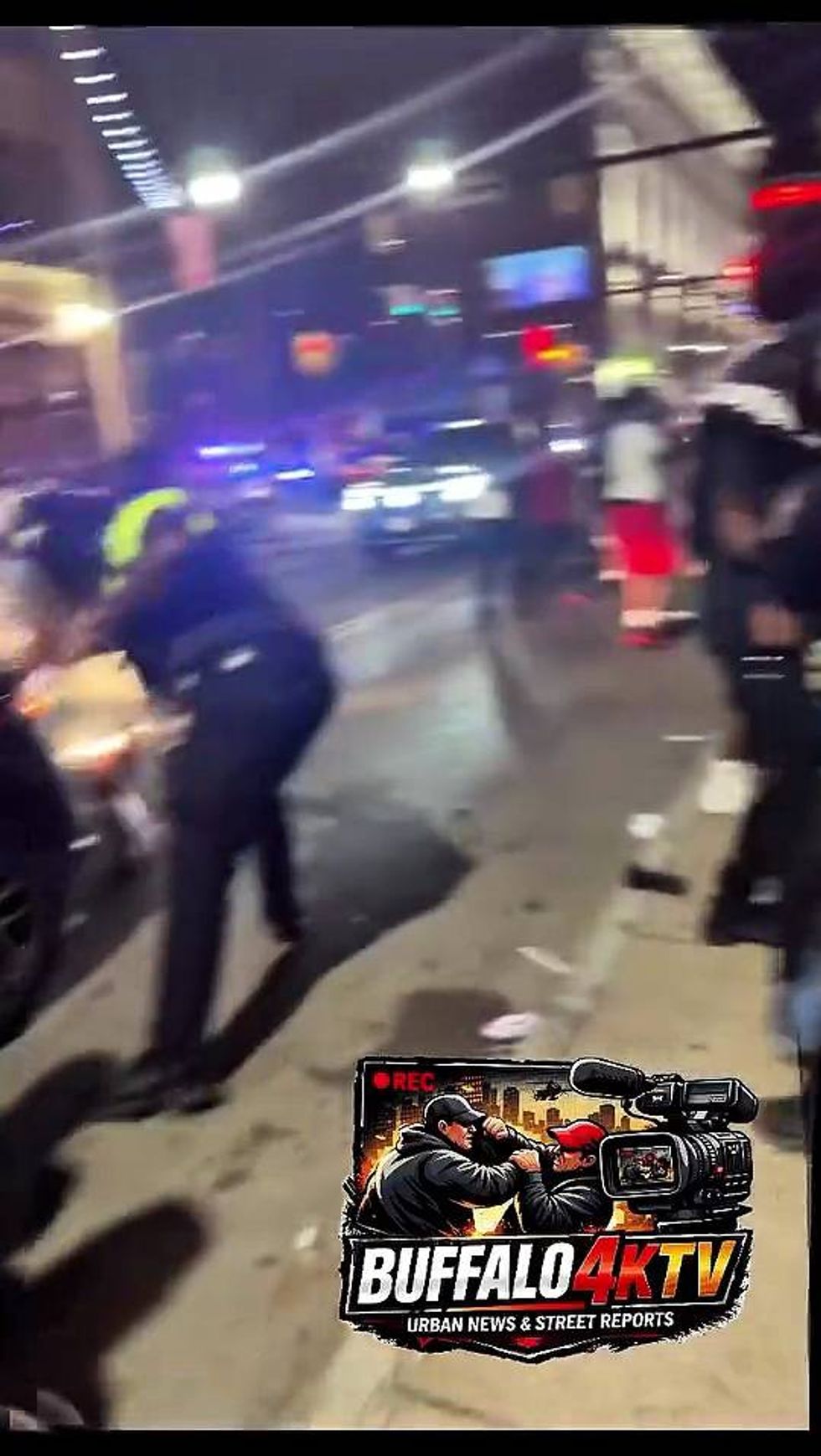 Buffalo Police officer smacks woman
