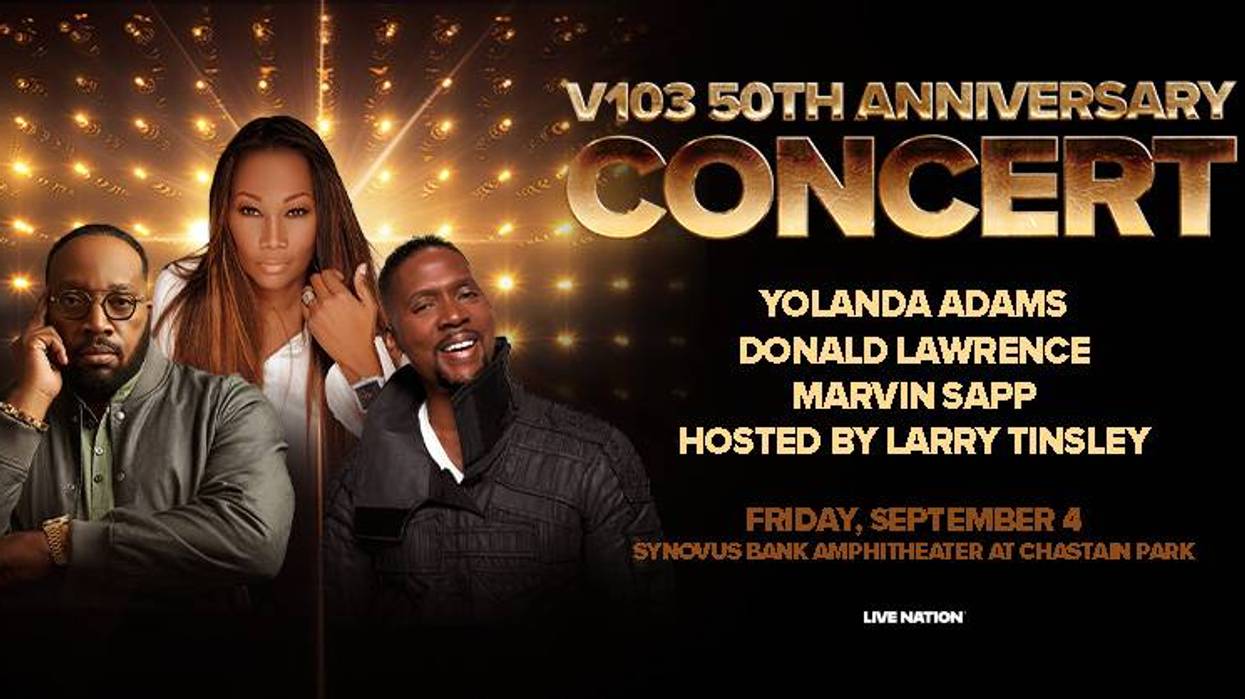 V-103 Celebrates 50 Years Anniversary with Larry Tinsley’s Gospel Extravaganza!