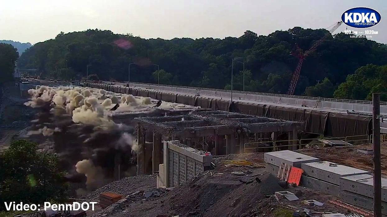WATCH: Commercial Street Bridge imploded on Parkway East