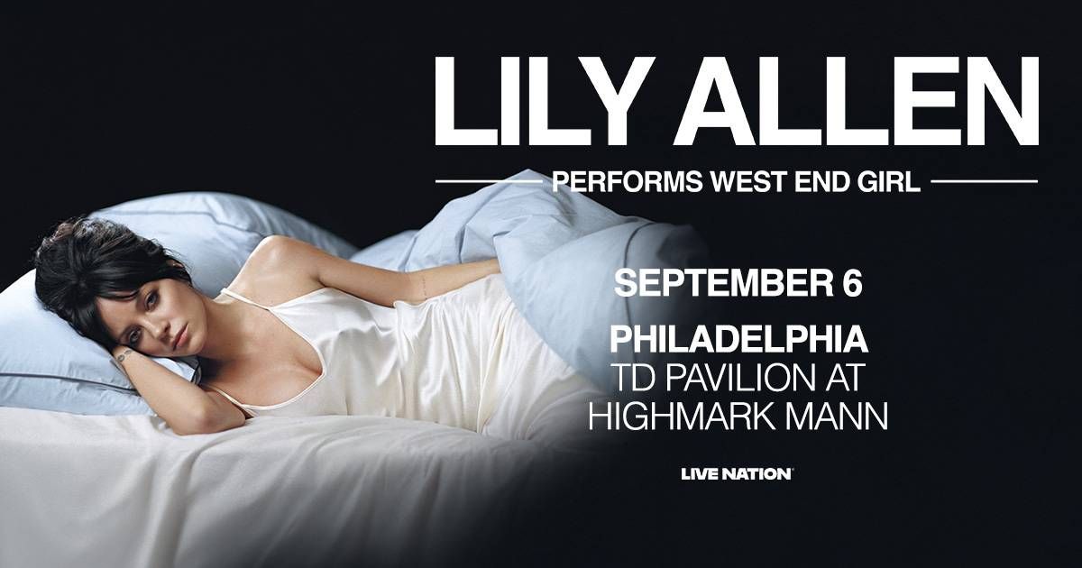 Your chance to win tickets to see Lily Allen on September 6th at TD Pavilion at Highmark Mann
