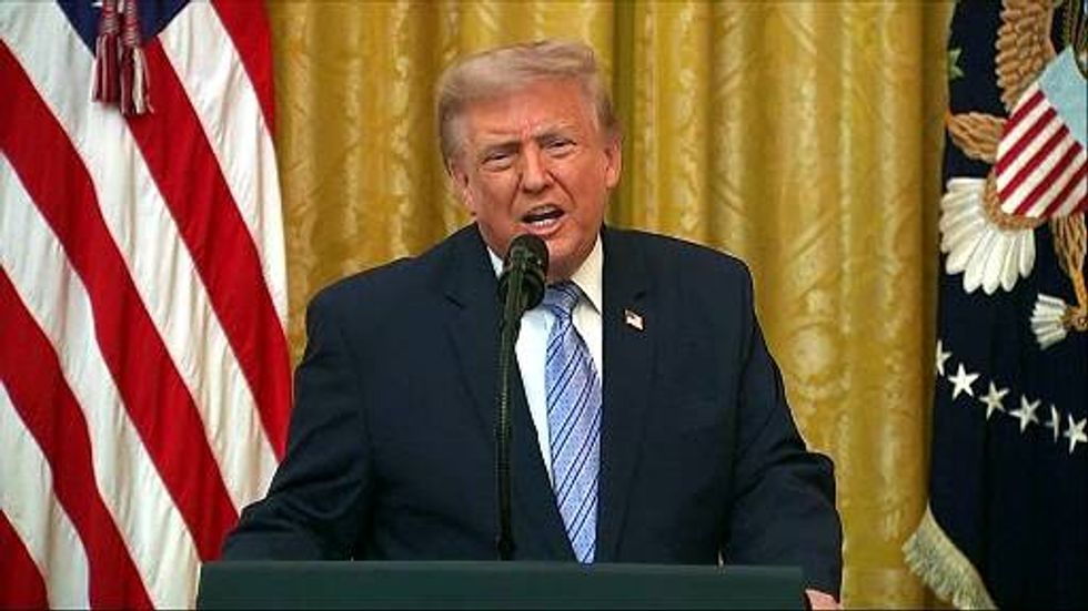 Trump gives primetime address focused on election conspiracies