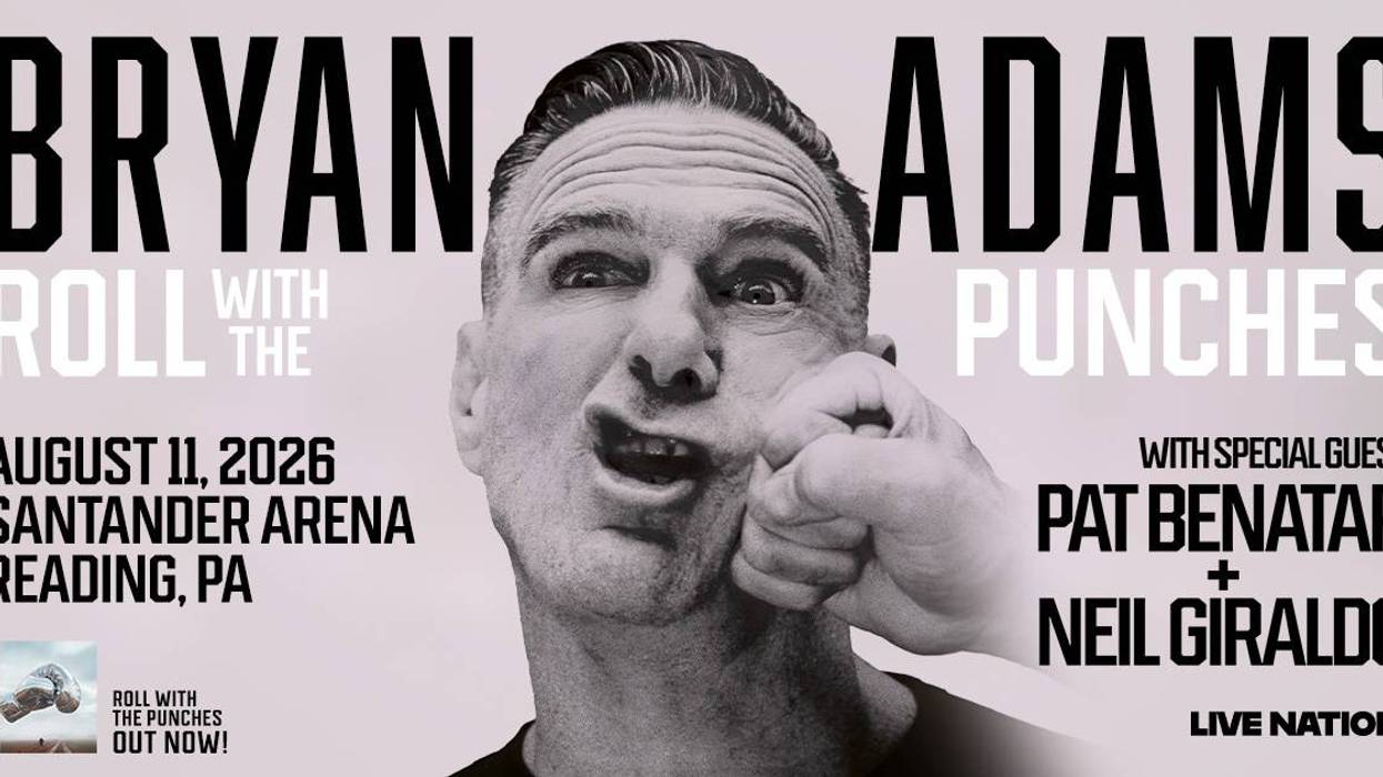 Your chance to win tickets to see Bryan Adams on August 11th at Santander Arena in Reading PA
