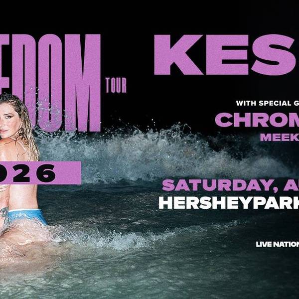 Your chance to win tickets to see Kesha August 15th at Hersheypark Stadium