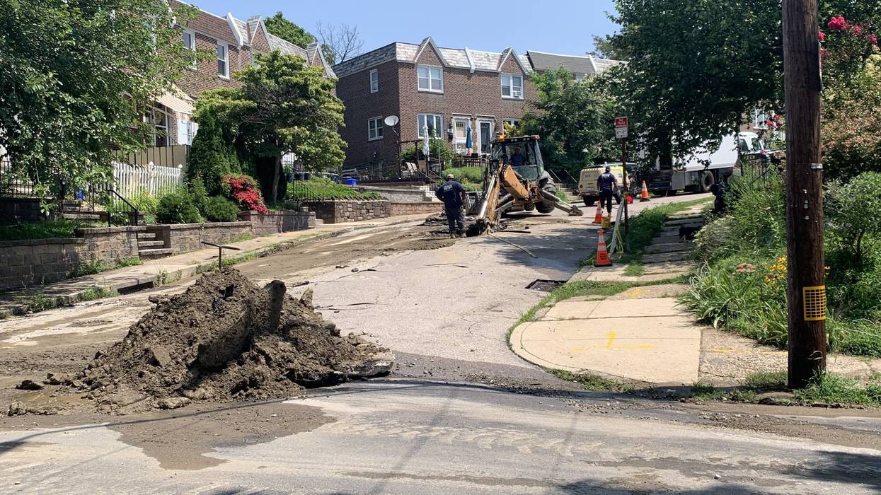 Dozens of homes without water after main breaks in Wissahickon