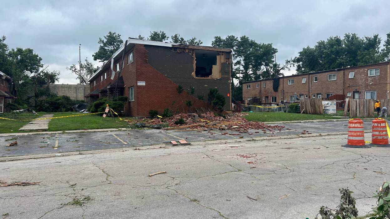 Hazel Crest storm damage