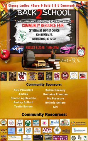 Classy Ladiez 4 Sure/Bold 2 B U Community Resource Fair