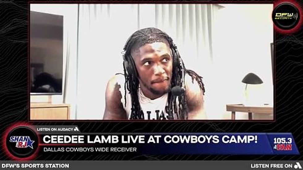 CeeDee Lamb joins Shan & RJ live from Cowboys training camp i