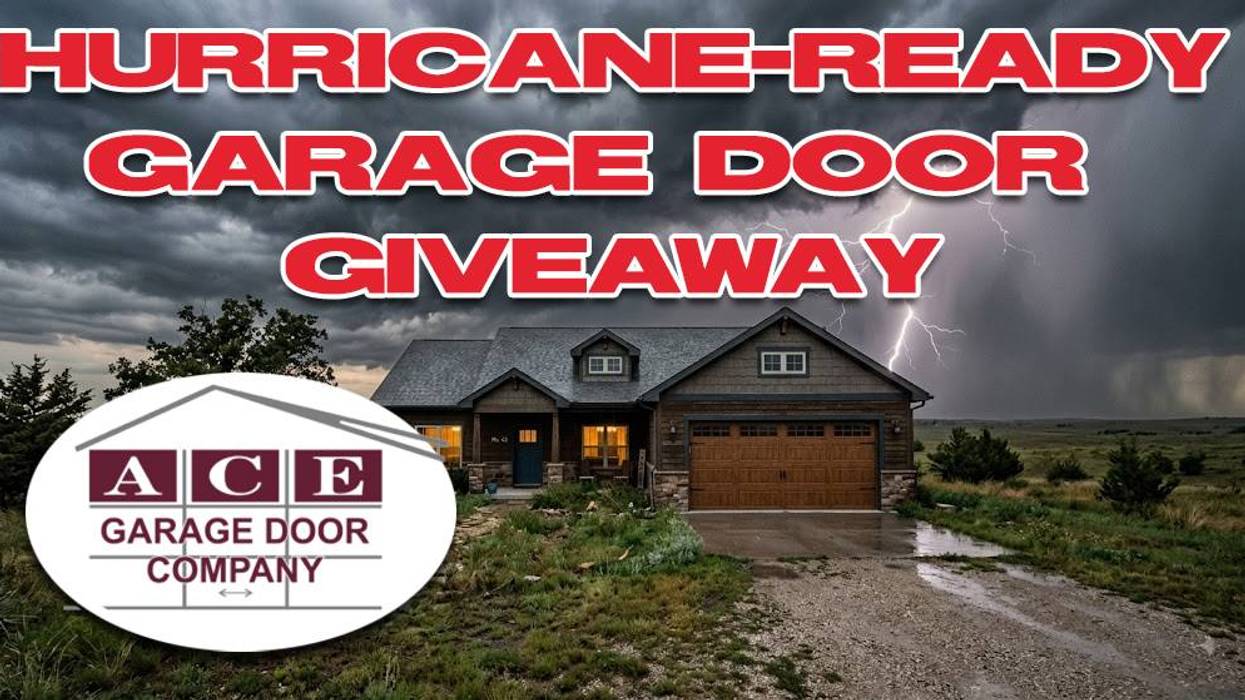 Enter for your chance to win a Hurricane-Ready Garage Door!