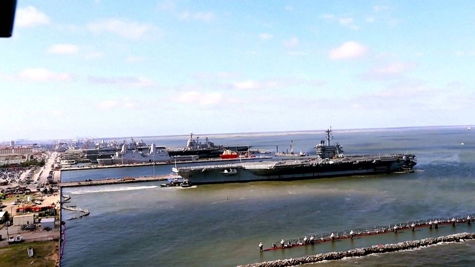 New aircraft carrier heads toward Mideast after reports of issues on long-deployed USS Lincoln