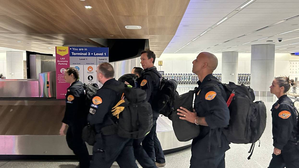 L.A. County Fire search and rescue team returns from Colombia