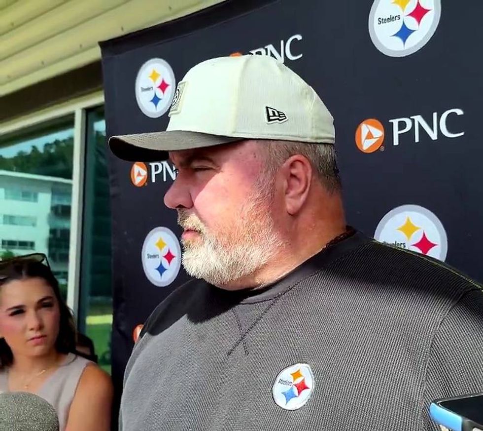 Steelers coach Mike McCarthy on QB roster spots