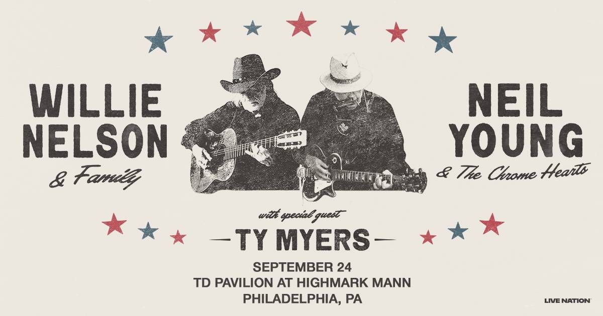 Your chance to see Willie Nelson & Family with Neil Young & The Chrome Hearts on September 24th